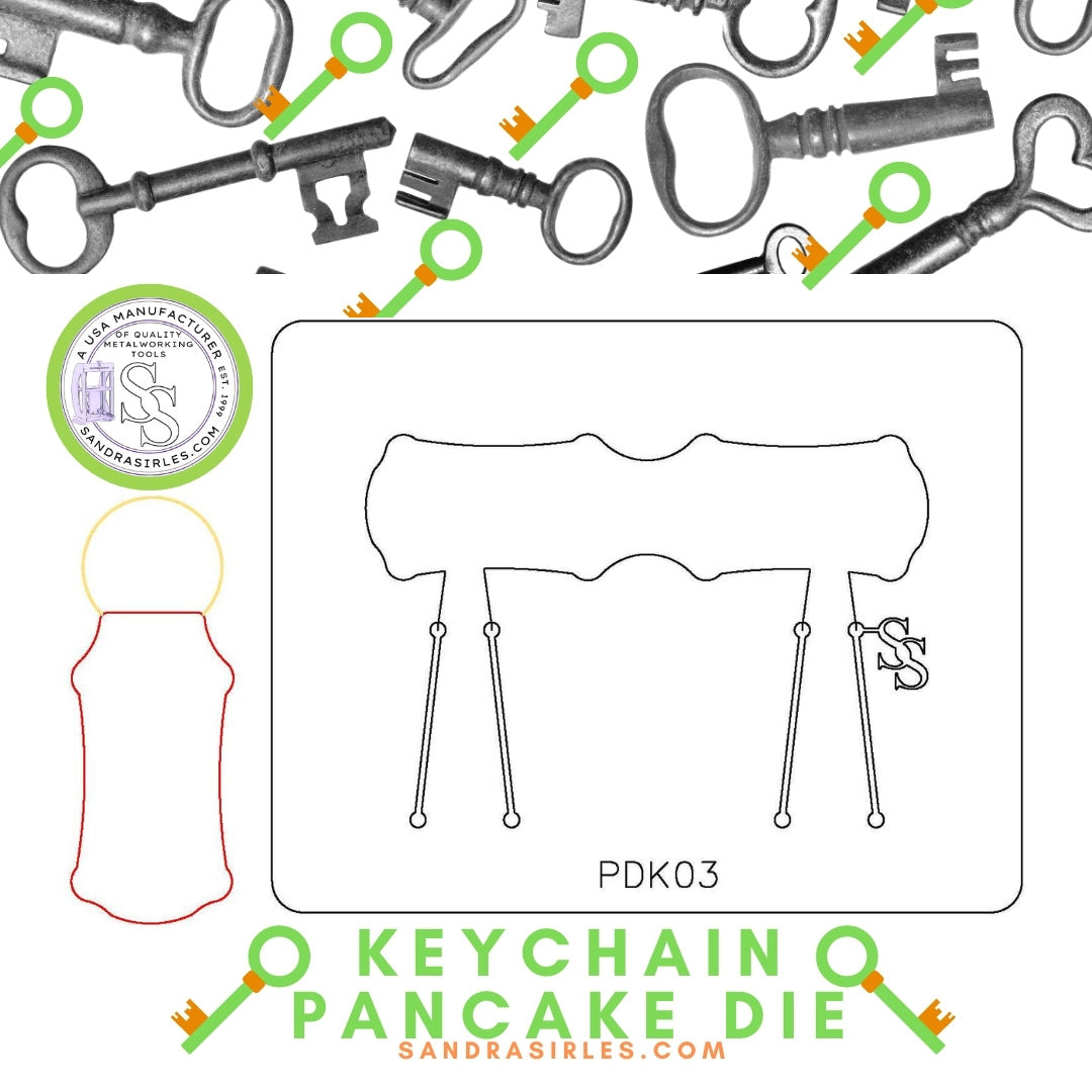 PANCAKE DIE PDK03 KEYCHAIN / BOOKMARK 3